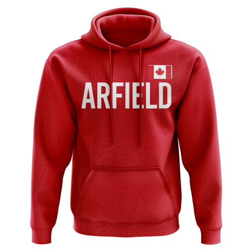 Arfield Canada Name Hoody (Red)