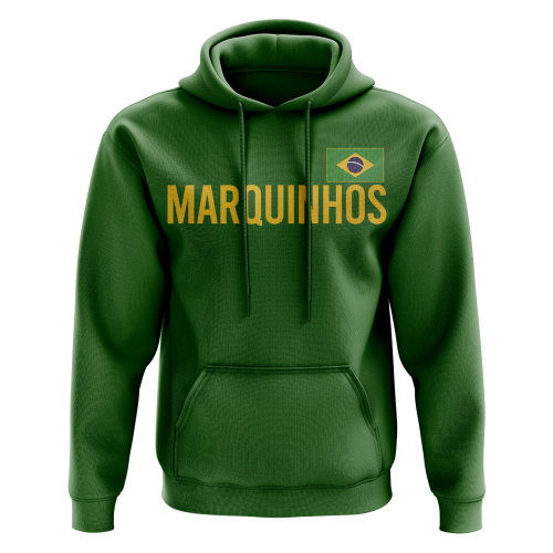 Marquinhos Brazil Name Hoody (Green)