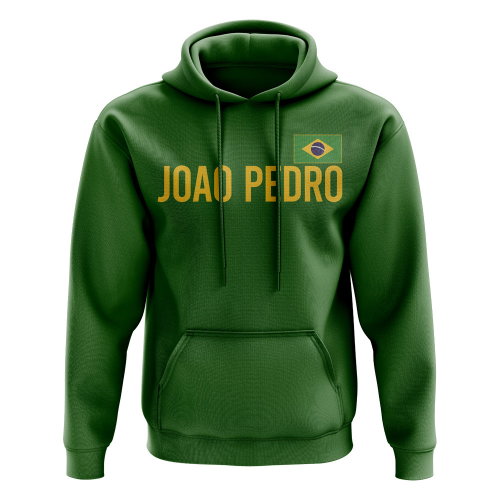 Joao Pedro Brazil Name Hoody (Green)