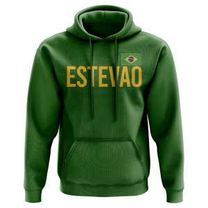 Estevao Brazil Name Hoody (Green)