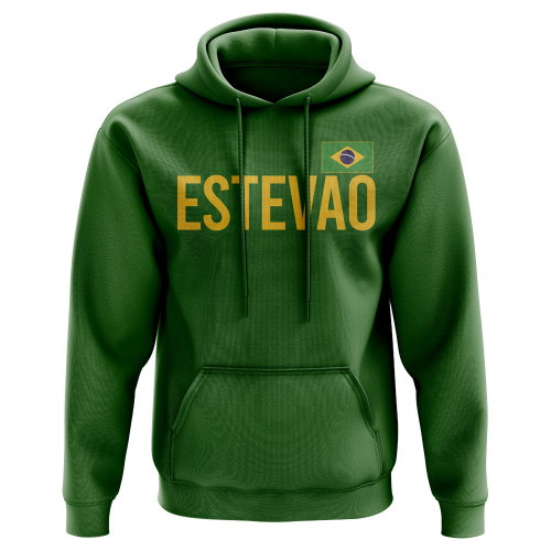 Estevao Brazil Name Hoody (Green)
