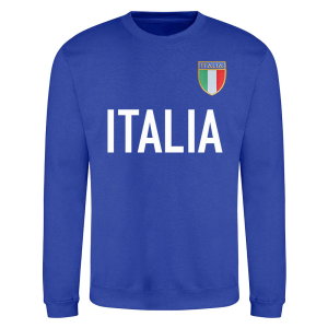 Italy National Team Text Sweatshirt (Royal Blue)