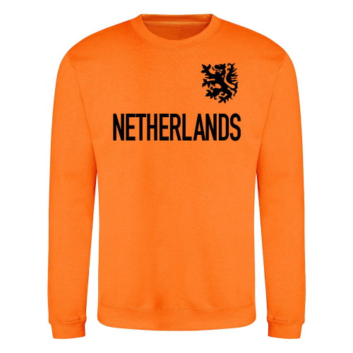 Holland National Team Text Sweatshirt (Orange)