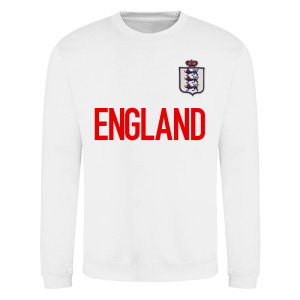 England National Team Text Sweatshirt (White)