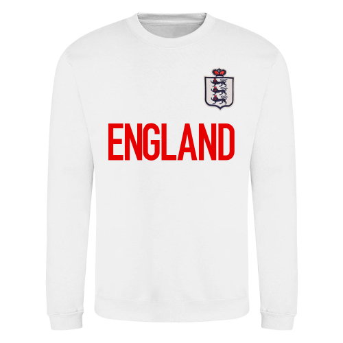 England National Team Text Sweatshirt (White)