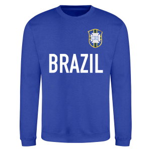 Brazil National Team Text Sweatshirt (Royal Blue)