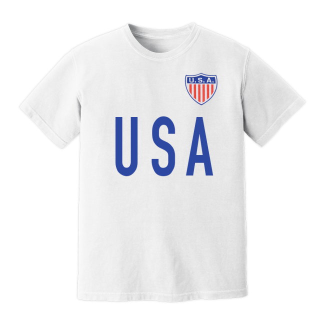 USA National Team Text T-shirt (White)