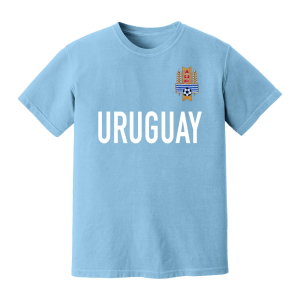 Uruguay National Team Text T-shirt (Sky Blue)
