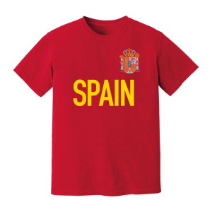 Spain National Team Text T-shirt (Red)