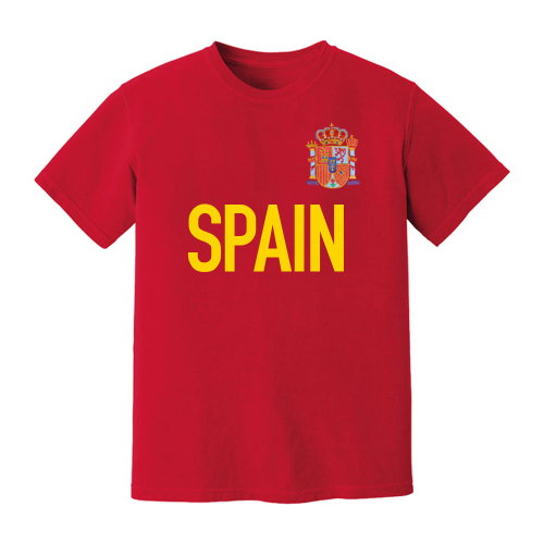 Spain National Team Text T-shirt (Red)