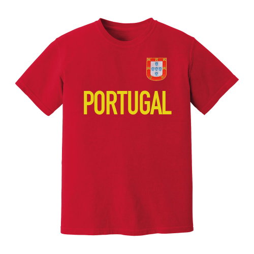 Portugal National Team Text T-shirt (Red)
