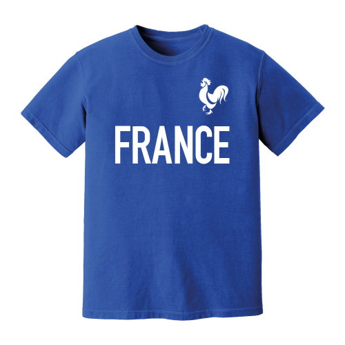France National Team Text T-shirt (Royal Blue)