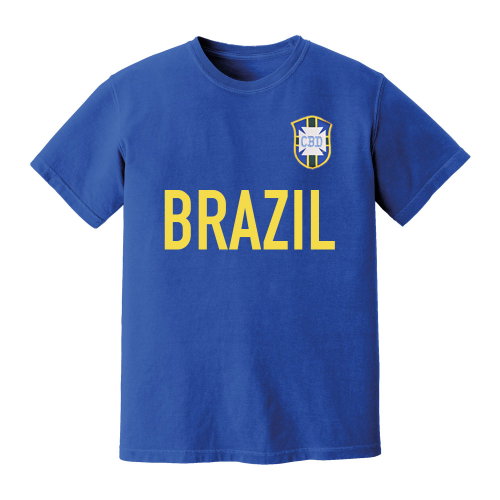 Brazil National Team Text T-shirt (Royal Blue)