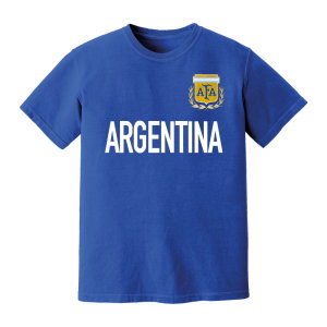 Argentina National Team Text T-shirt (Royal Blue)