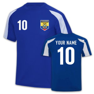Ecuador Sports Training Jersey (Your Name)