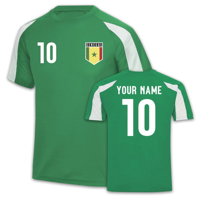 Senegal Sports Training Jersey (Your Name)