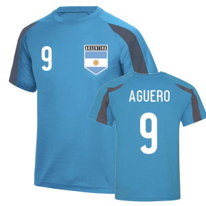 Sergio Aguero Argentina Sports Training Jersey