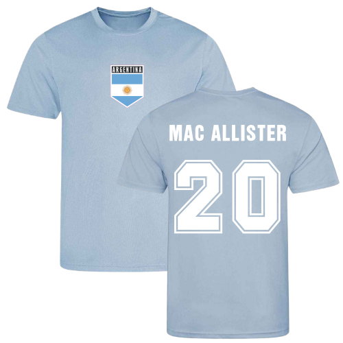 Alexis Mac Allister Argentina Training Jersey