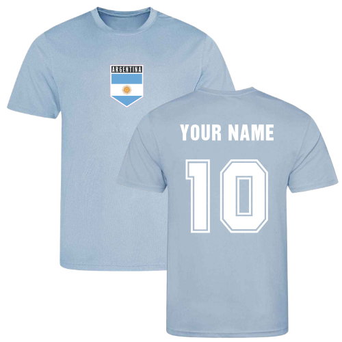 Argentina Training Jersey (Your Name)