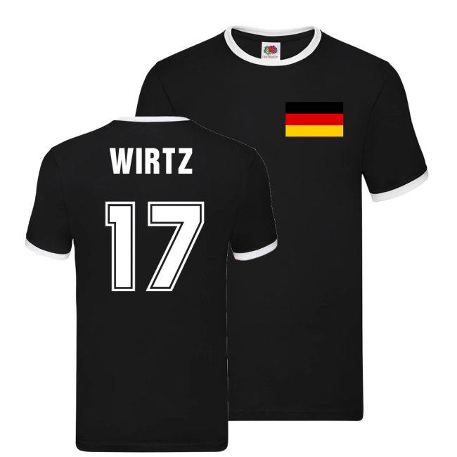 Florian Wirtz Germany Ringer T-Shirt (Black)