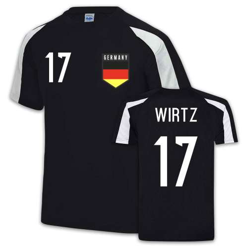 Florian Wirtz Germany Sports Training Jersey (Black)