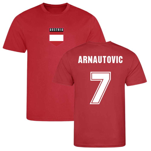 Marko Arnautovic Austria Training Jersey (Red)