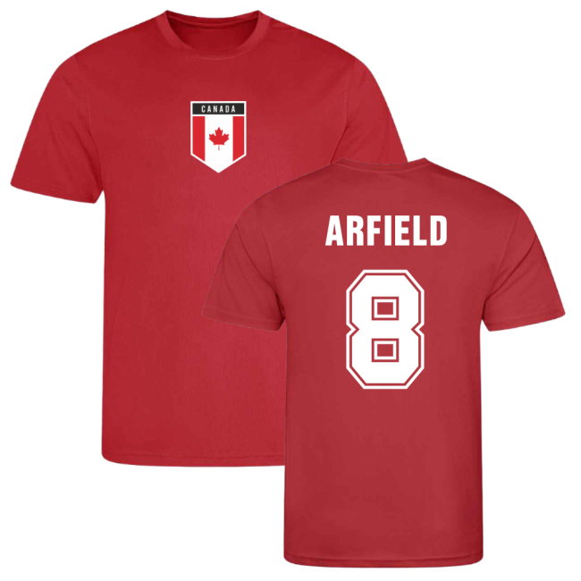 Scott Arfield Canada Sports Training Jersey (Red)