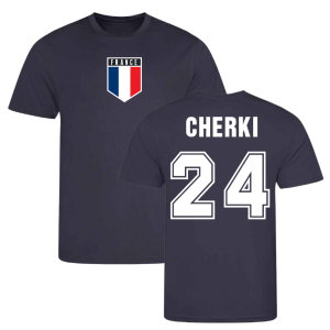 Rayan Cherki France Training Jersey (Navy)