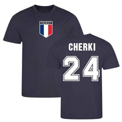 Rayan Cherki France Training Jersey (Navy)