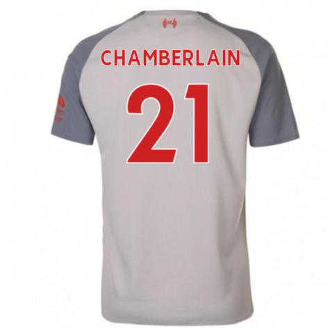 2018-2019 Liverpool Third Football Shirt (Chamberlain 21) - Kids