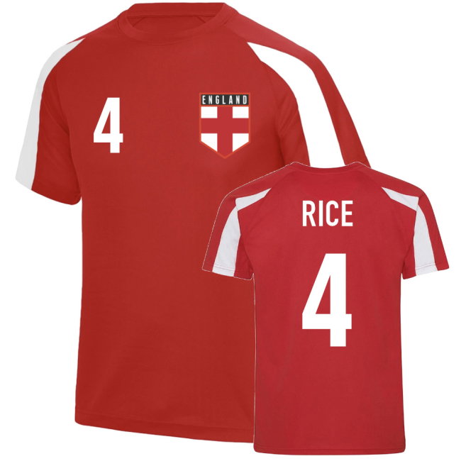 Declan Rice England Sports Training Jersey (Red)