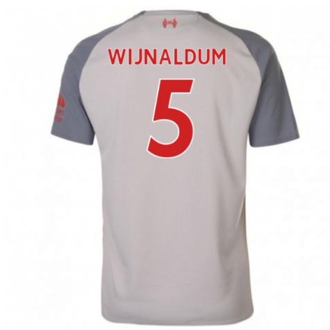 2018-2019 Liverpool Third Football Shirt (Wijnaldum 5) - Kids