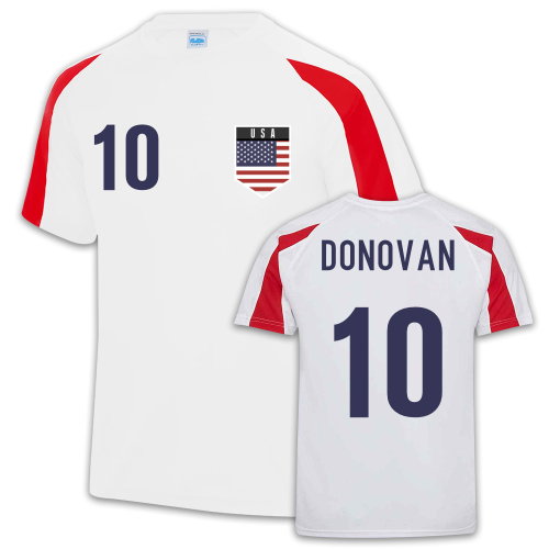 Landon Donovan USA Sports Training Jersey (White)