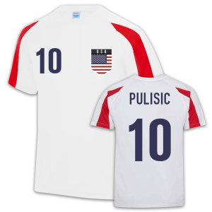 Christian Pulisic USA Sports Training Jersey (White)