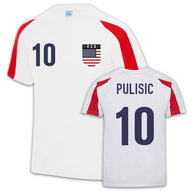 Christian Pulisic USA Sports Training Jersey (White)