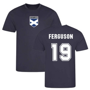 Lewis Ferguson Scotland Training Jersey (Navy)