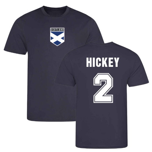 Aaron Hickey Scotland Training Jersey (Navy)