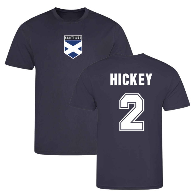 Aaron Hickey Scotland Training Jersey (Navy)