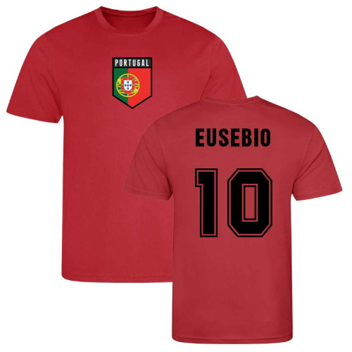 Eusebio Portugal Training Jersey (Red)