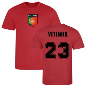 Vitinha Portugal Training Jersey (Red)
