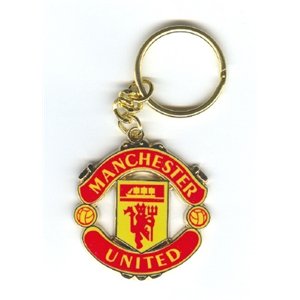 UKSoccershop Personalised Man Utd Key Ring