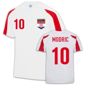 Luka Modric Croatia Sports Training Jersey (White)