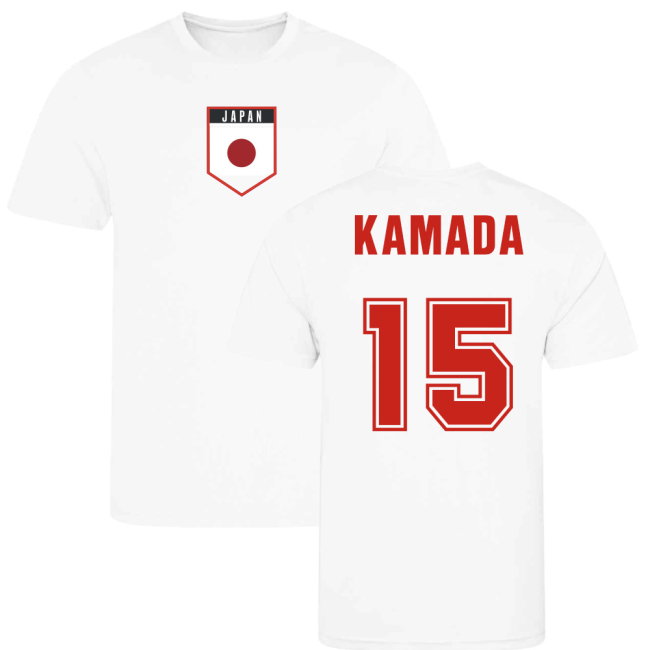 Daichi Kamada Japan Training Jersey (White)