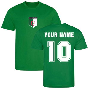 Your Name Algeria Training Jersey (Green)