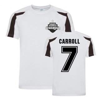 Andy Carroll Newcastle Sports Training Jersey (White)