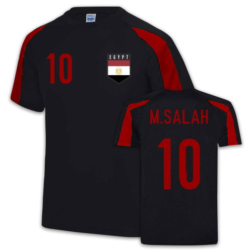 Mohamed Salah Egypt Sports Training Jersey (Black)