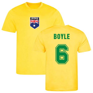 Martin Boyle Australia Training Jersey (Yellow)