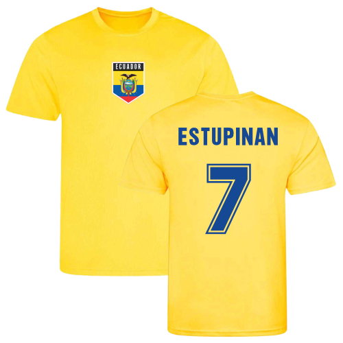 Pervis Estupinan Ecuador Training Jersey (Yellow)