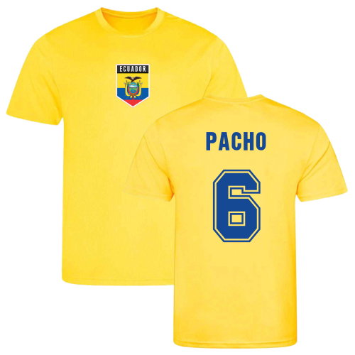 Willian Pacho Ecuador Training Jersey (Yellow)