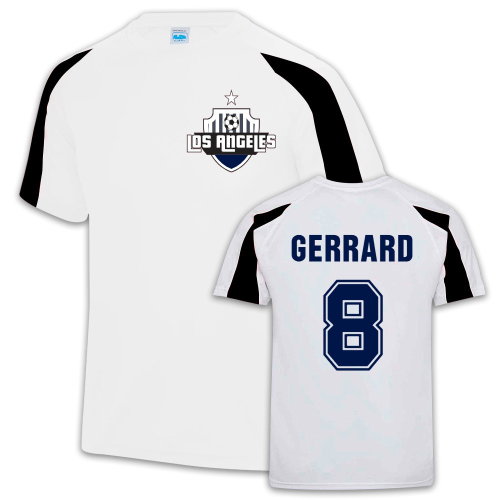 Gerrard LA Galaxy Sport Training Jersey (White)